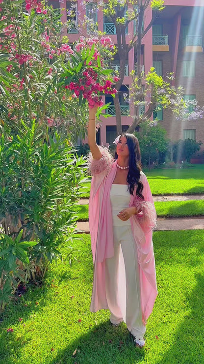 Abaya baby pink